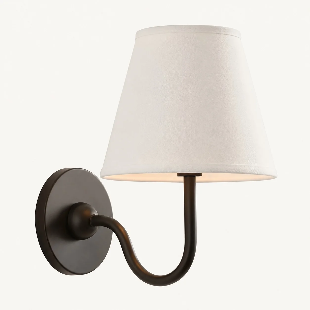 Luvora 1 Head · Matte Black · White Plain