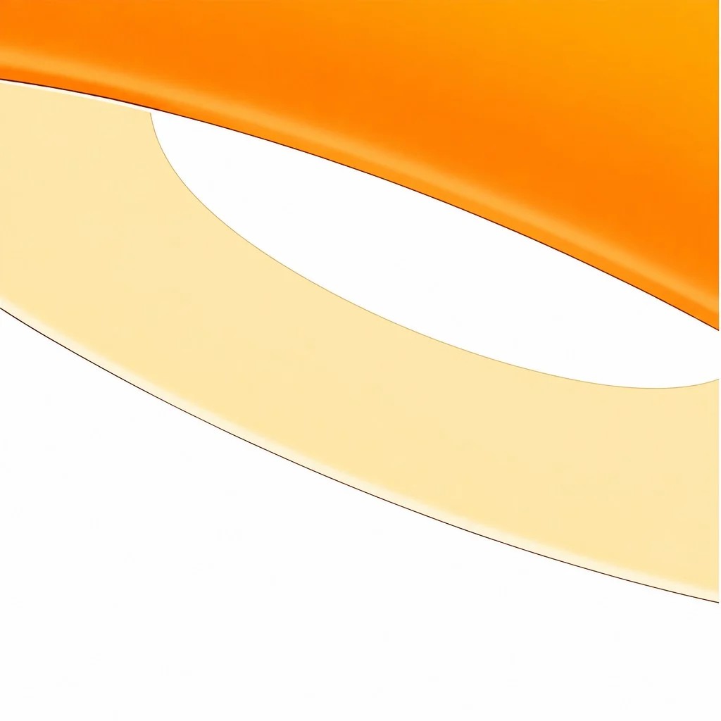 Close-up van glanzend oranje glas