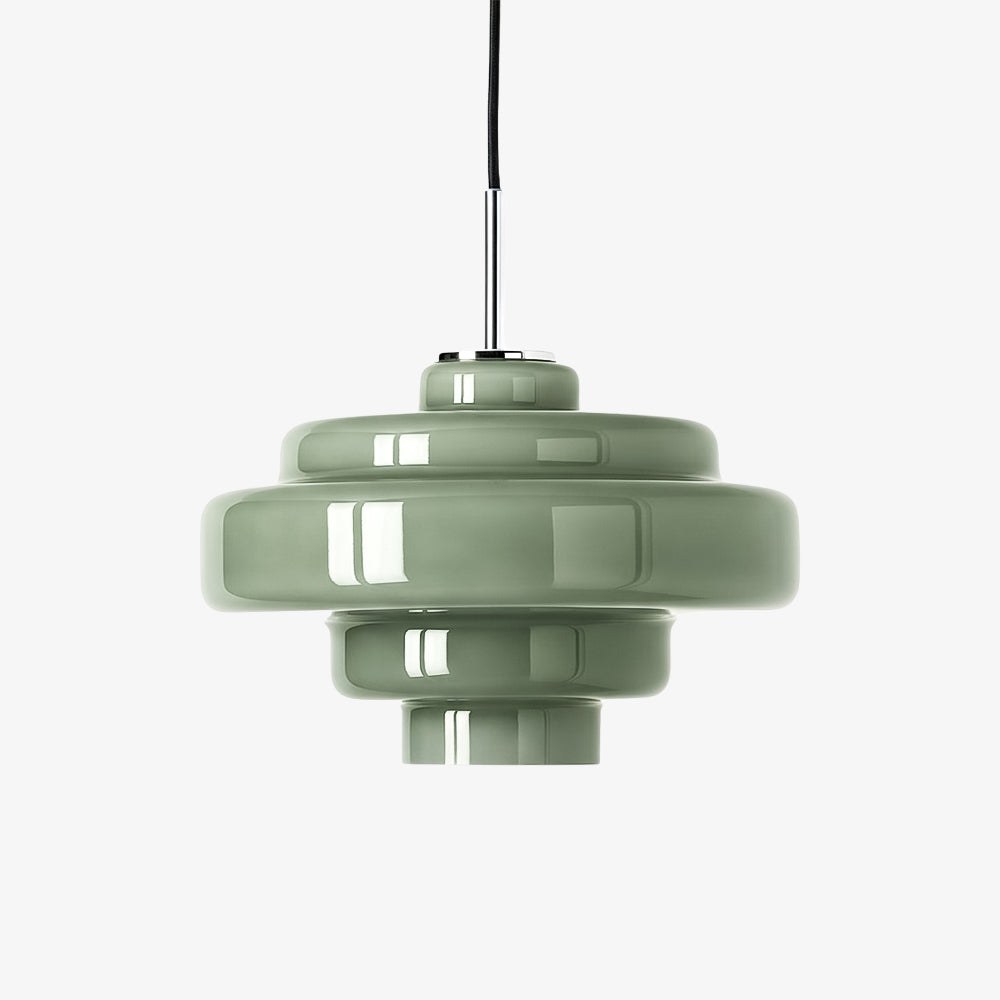 Koloro Colored Glass Shade Pendant Lamp – Adjustable Suspension Modern Interior Lighting Fixture 39