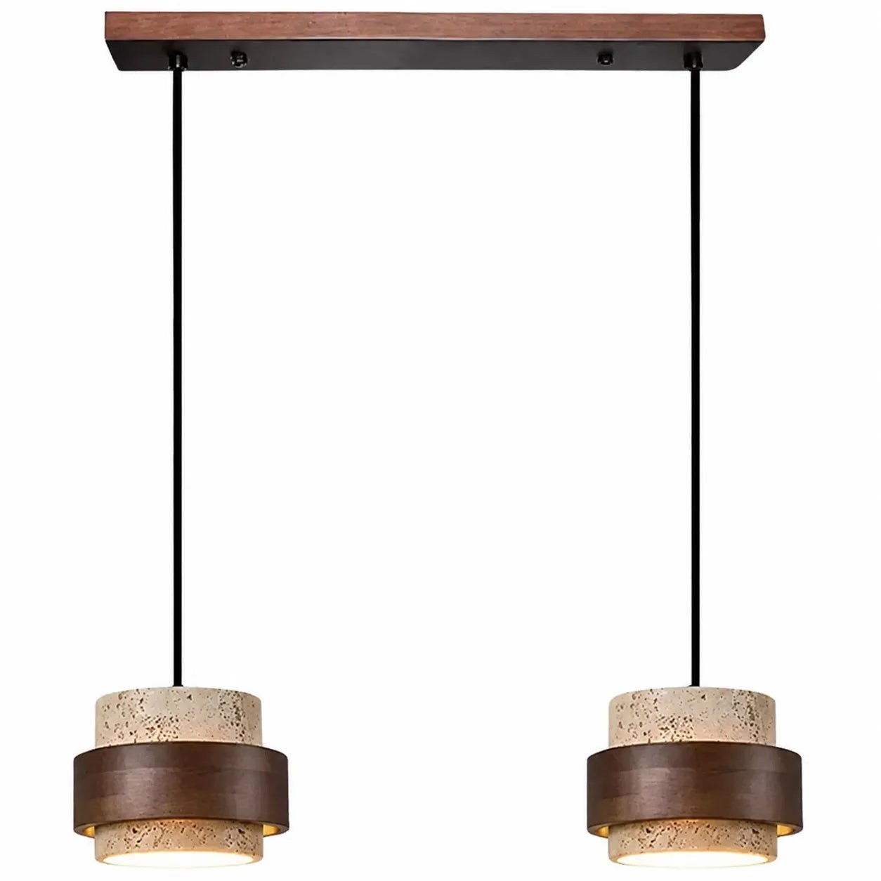 2-Light linear canopy configuration