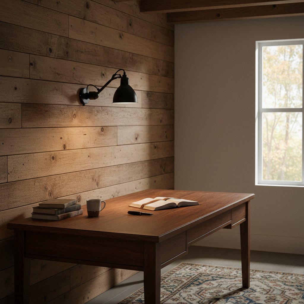 Articula Foldable Swing Arm Wall Light – Functional Wall Lamp with Rotatable Shade for Home N19 5