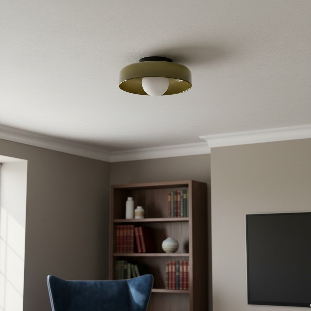 Glasenti Halo Disc Orb Ceiling Lamp Wall Lamp – Modern Sculptural Lighting for Living Spaces N33 3