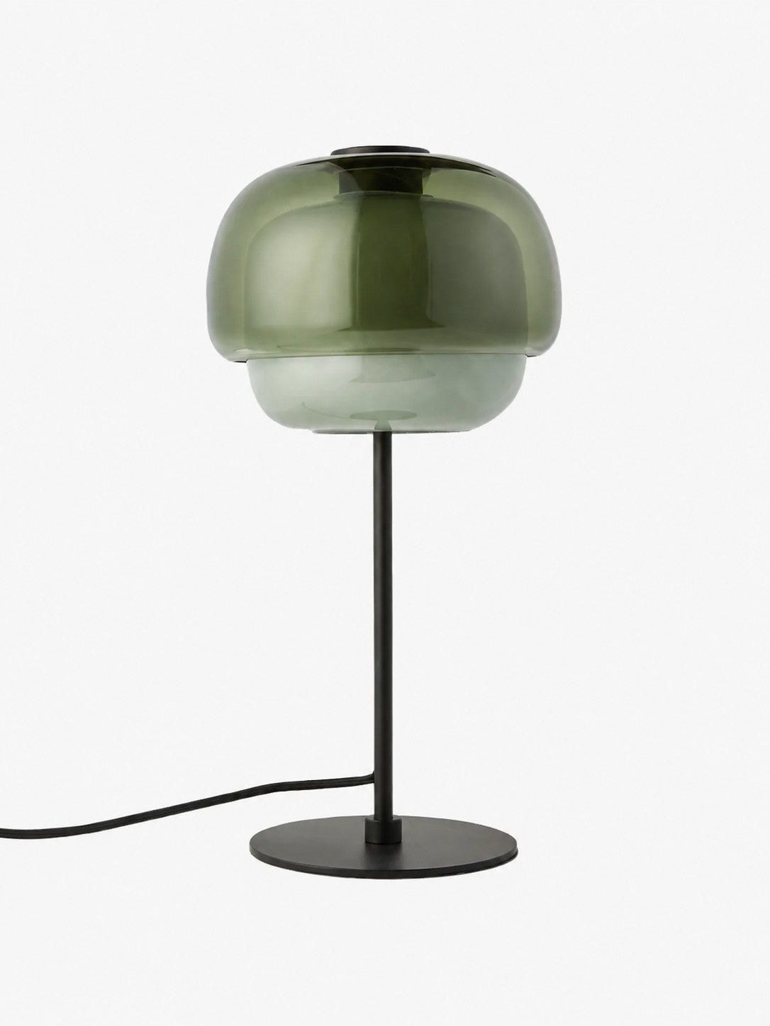 Kinoko tafellamp met groen glas