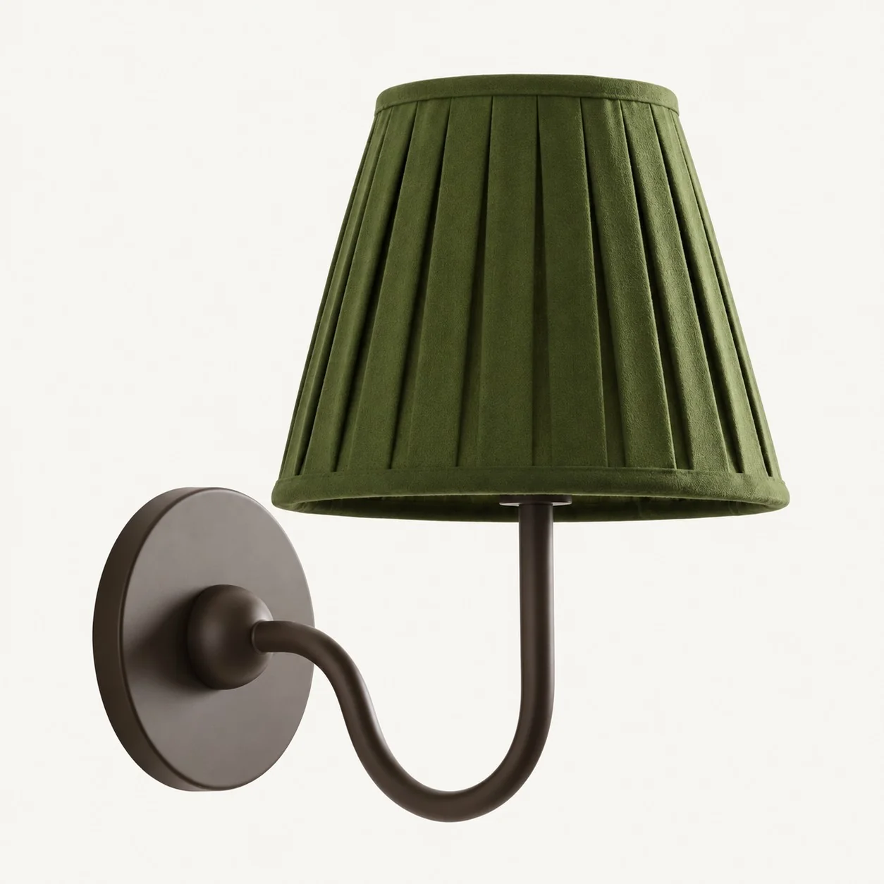 Luvora 1 Head · Matte Black · Green Pleated