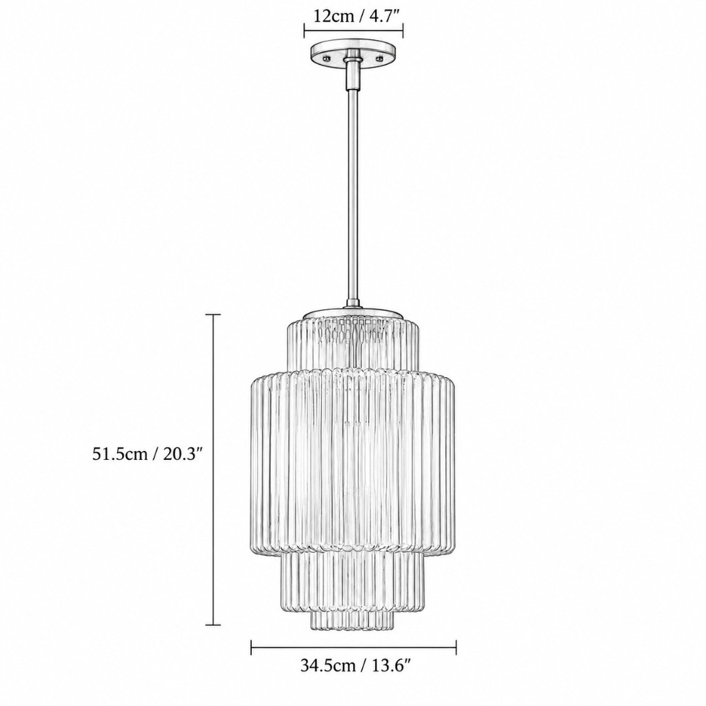 Grote paraplu Ø 34,5 cm × H 51,5 cm