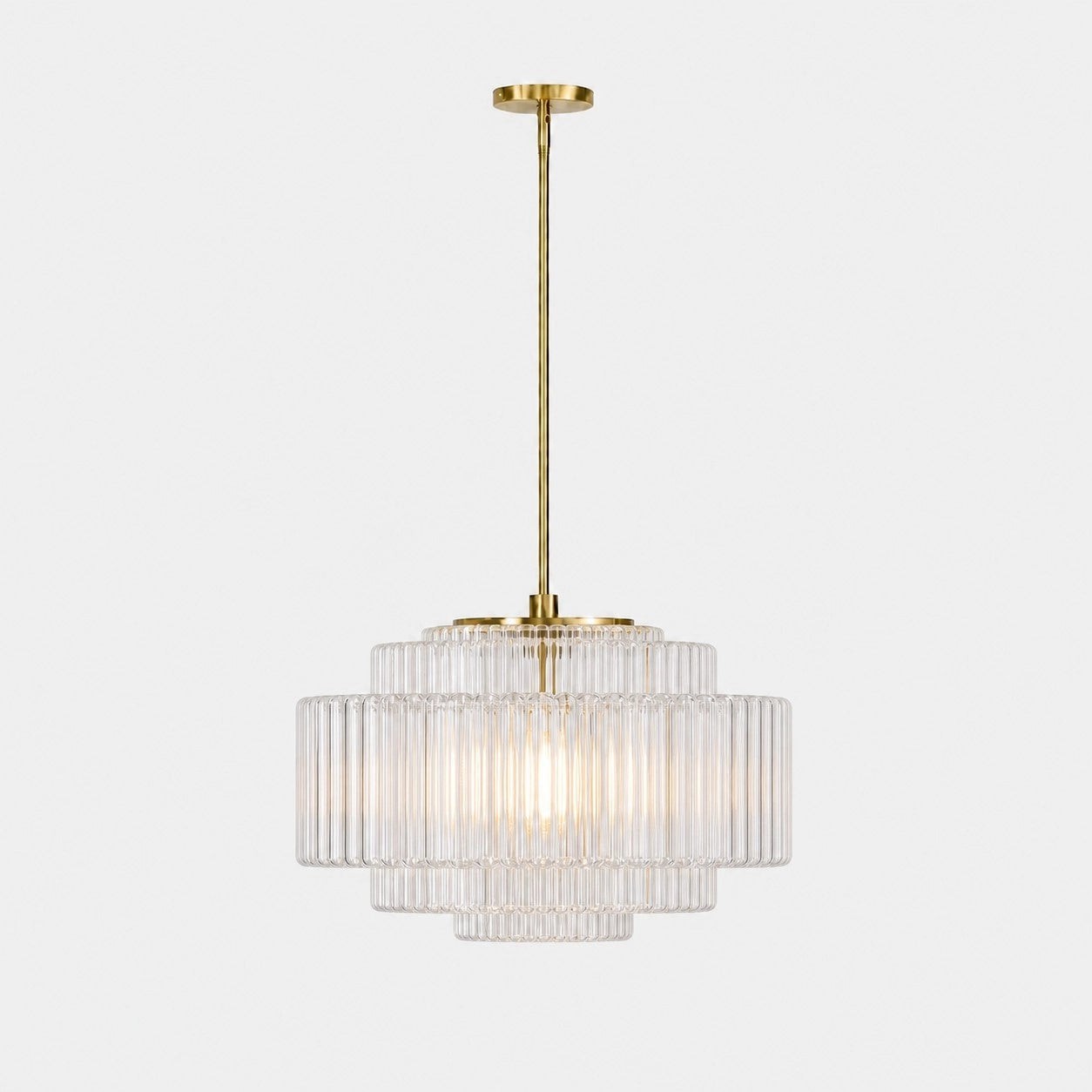 Ribbed Glass Small