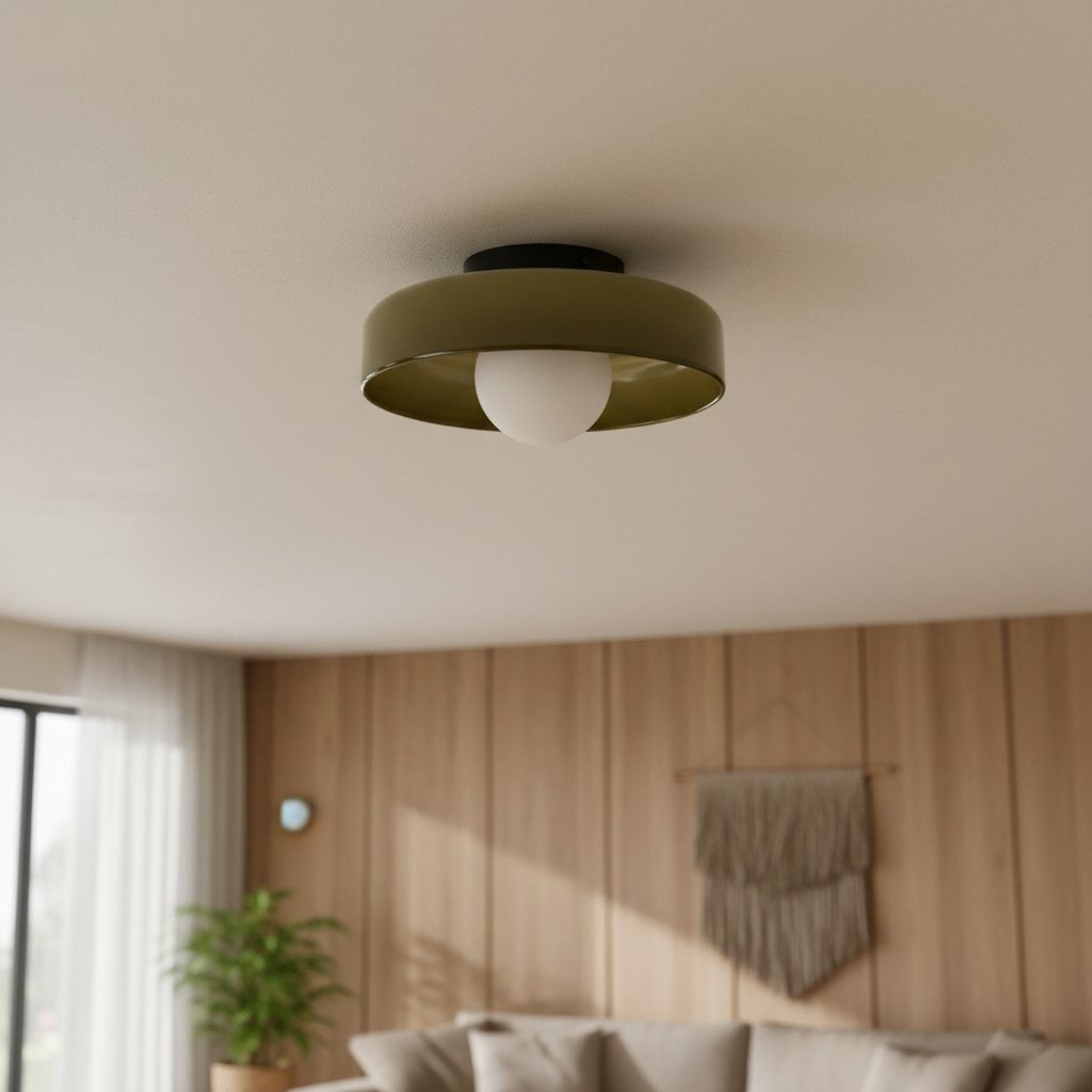 Glasenti Halo Disc Orb Ceiling Lamp Wall Lamp – Modern Sculptural Lighting for Living Spaces N33 2
