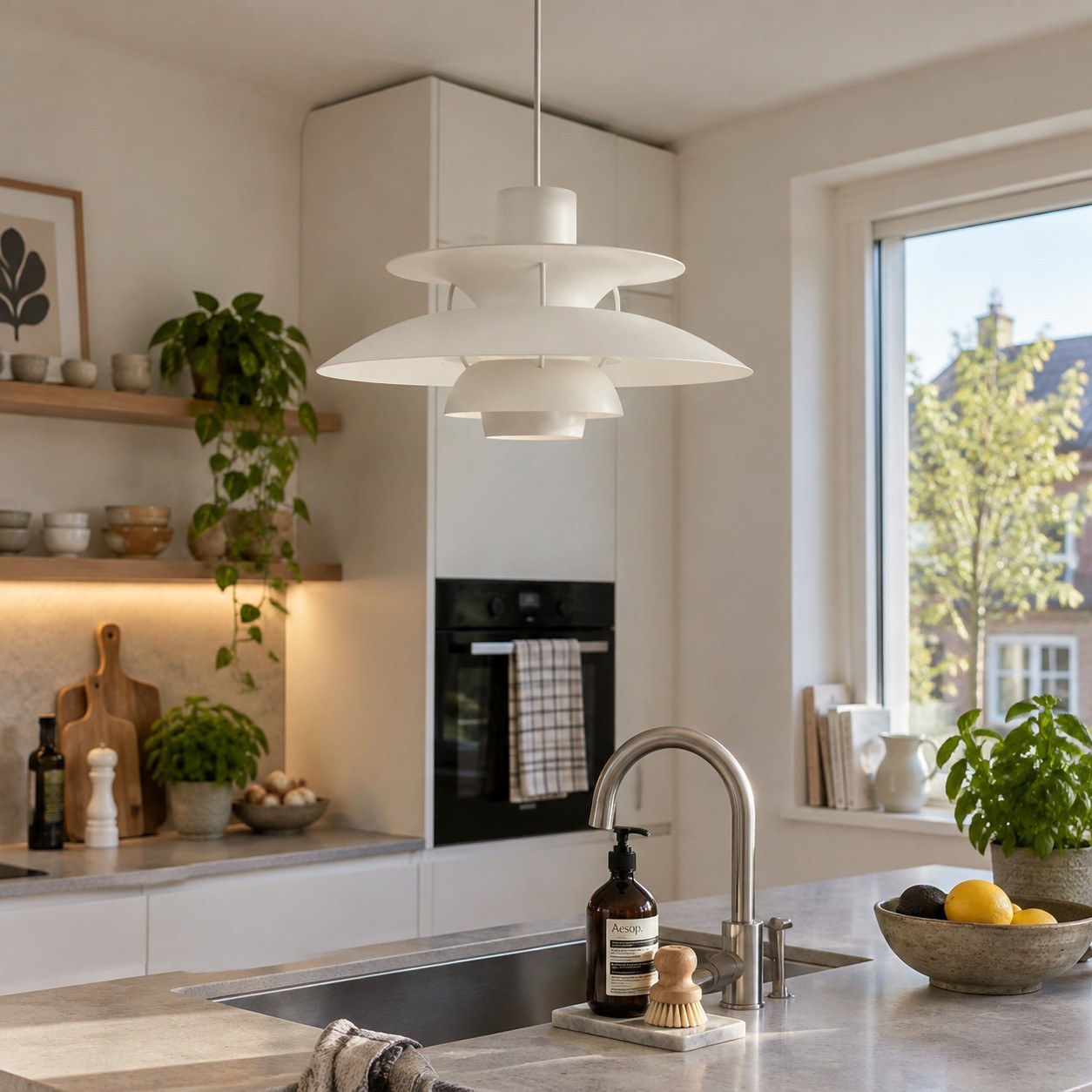 Classic Layered Shape Pendant Lamp 15