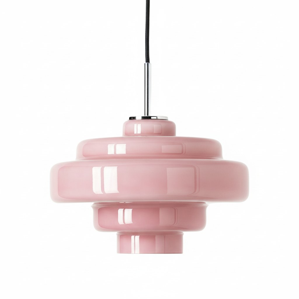 Koloro Colored Glass Shade Pendant Lamp – Adjustable Suspension Modern Interior Lighting Fixture 13