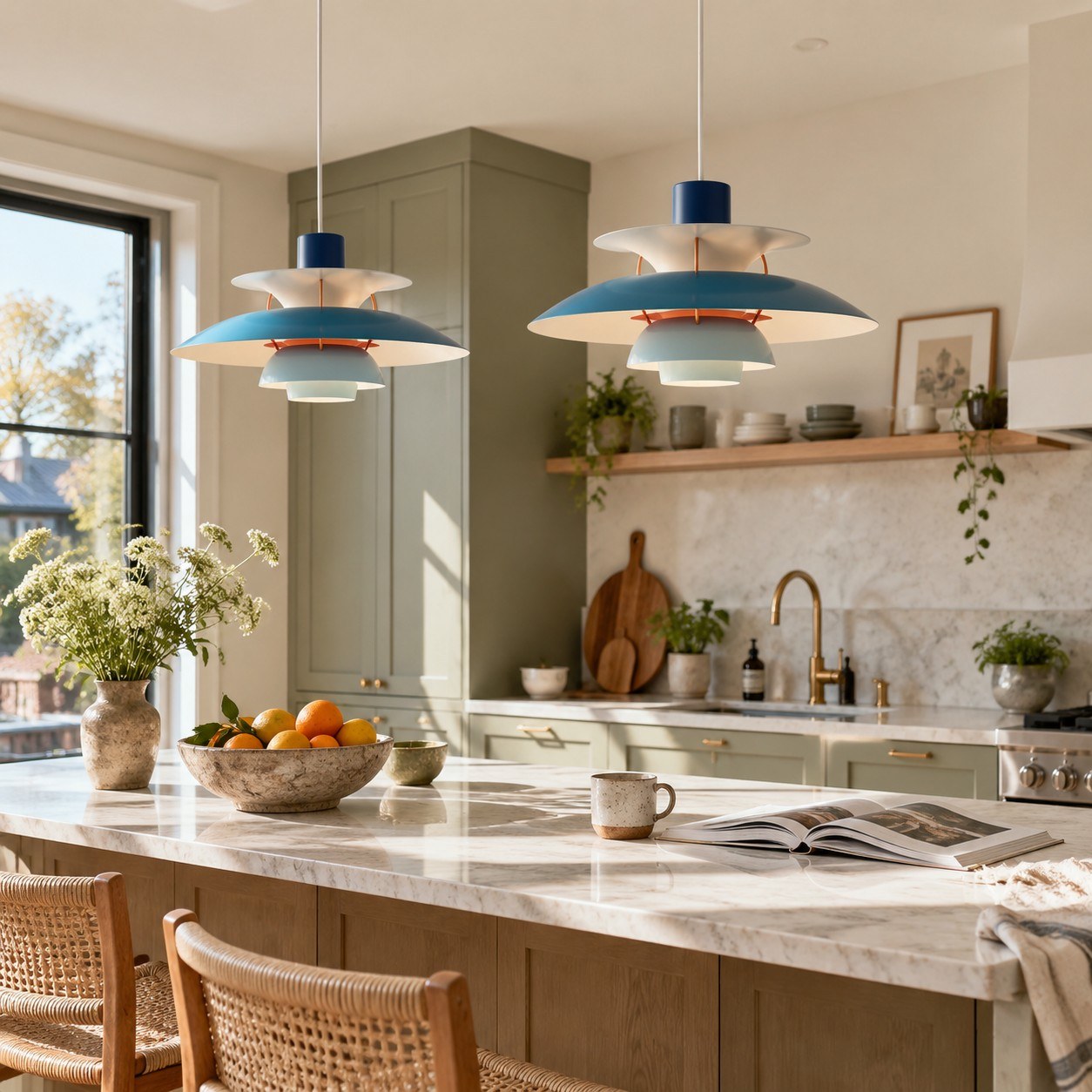 Classic Layered Shape Pendant Lamp 30