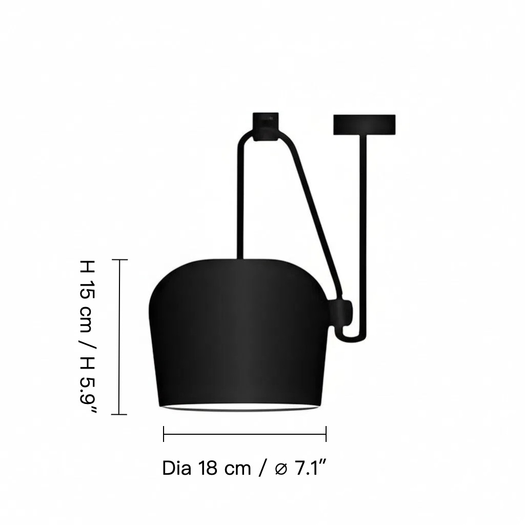 Kleine parasol Ø 18 cm × H 15 cm