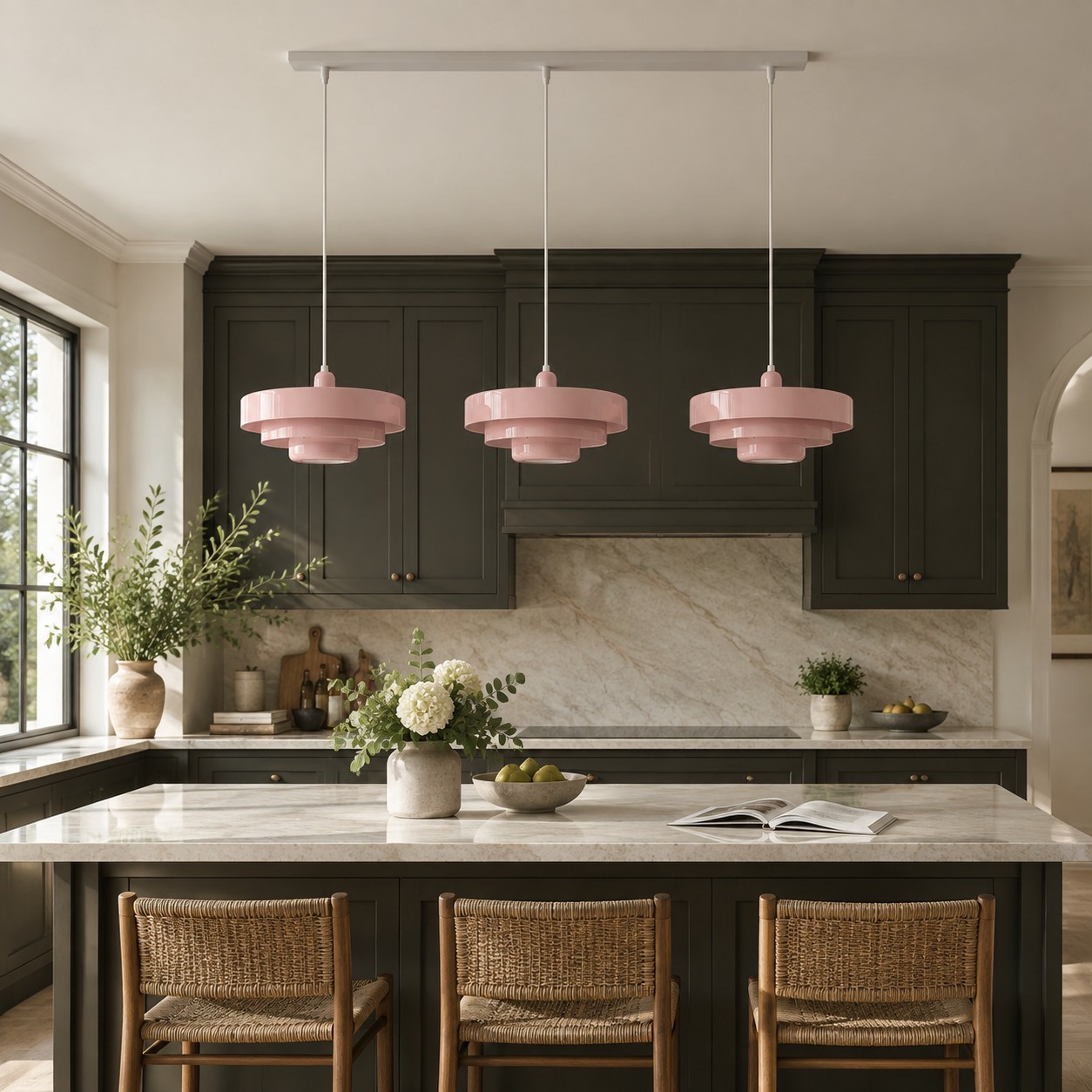 Malero triple-layer macaron pendant 47