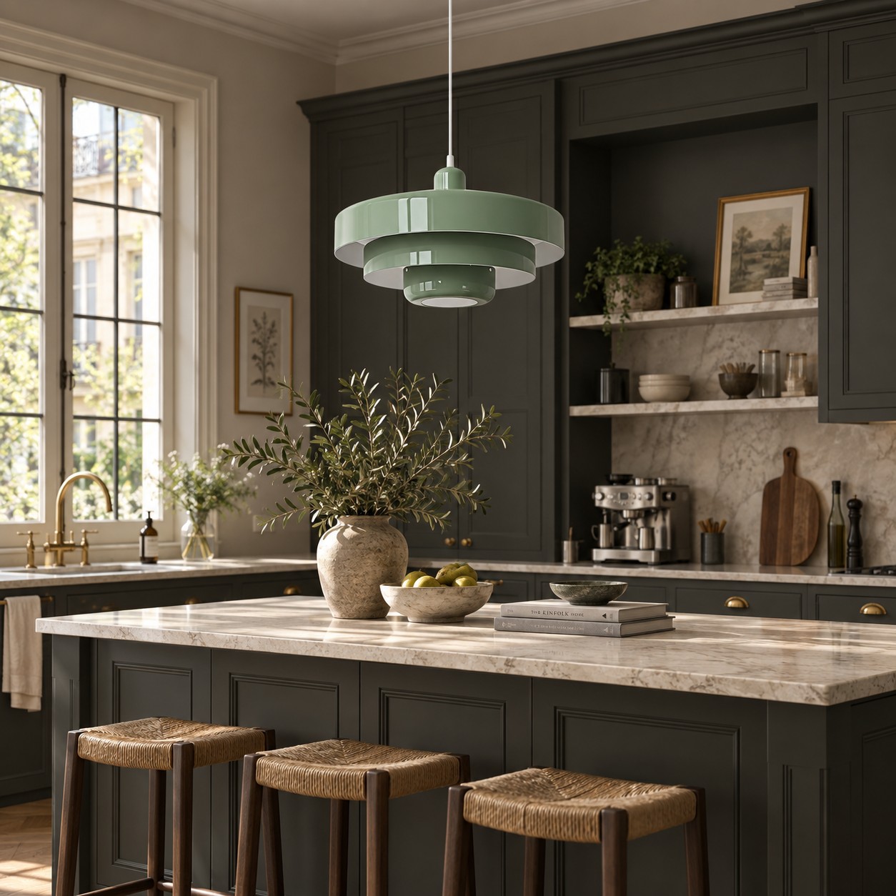 Malero triple-layer macaron pendant 10