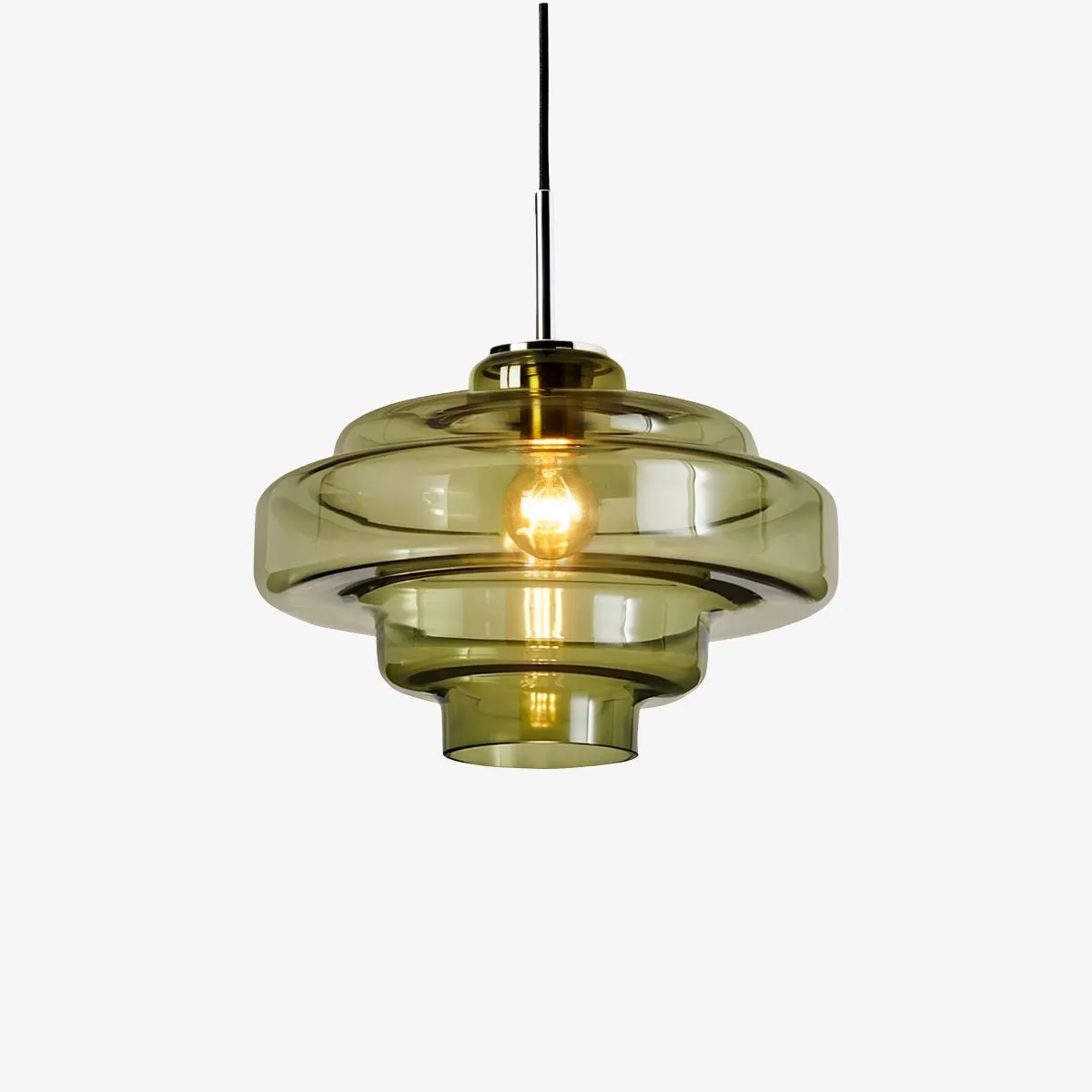 Koloro Colored Glass Shade Pendant Lamp – Adjustable Suspension Modern Interior Lighting Fixture 5