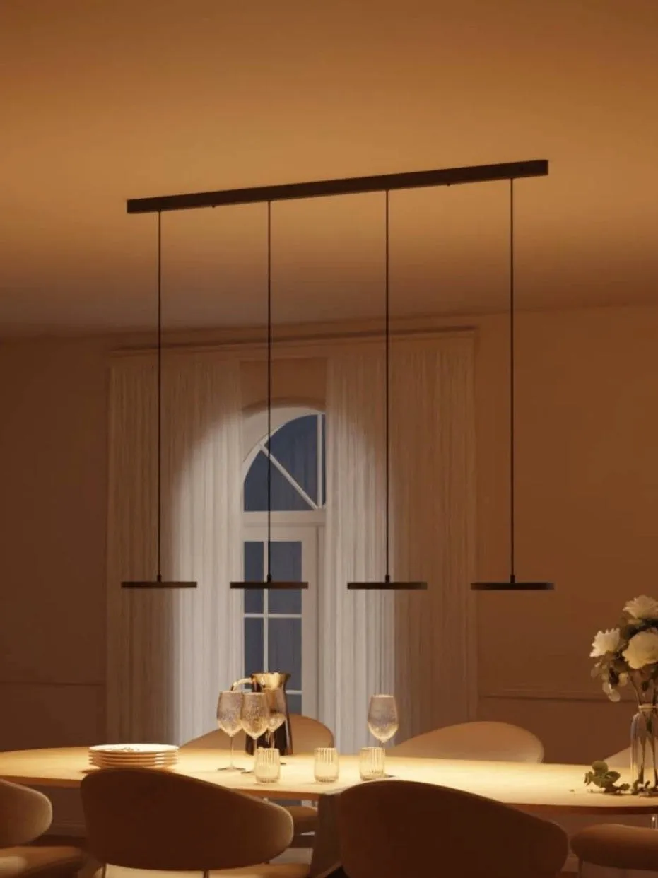 Minimalist Multi Head Pendant Light – Circular Design for Kitchen 25