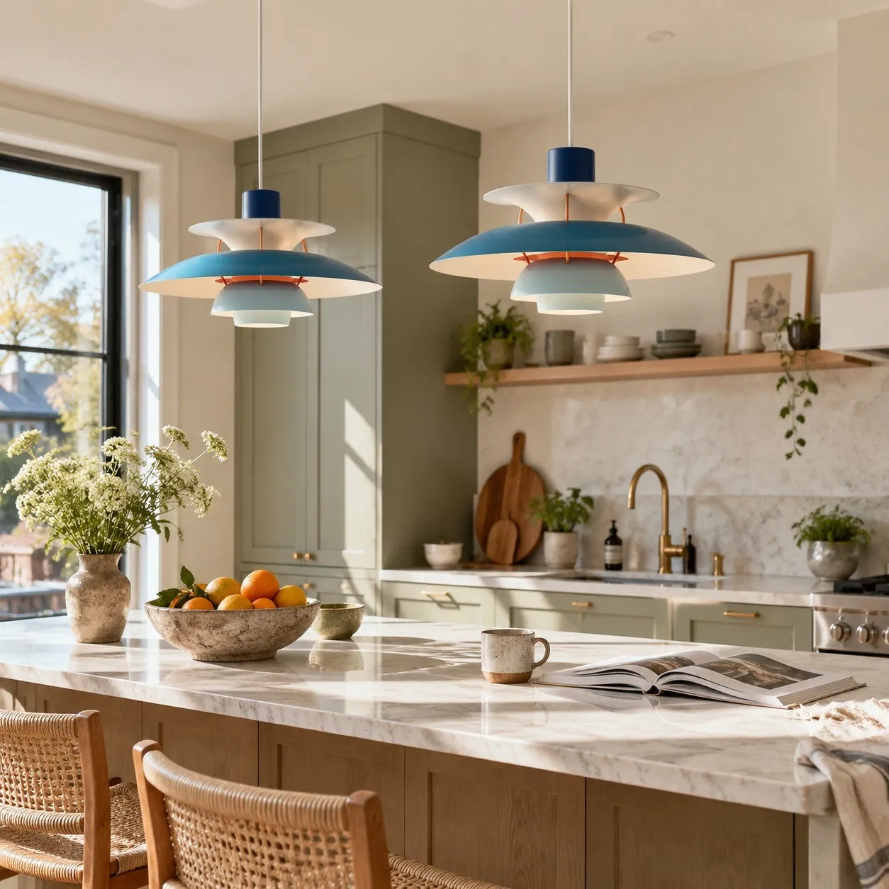 Classic Layered Shape Pendant Lamp 30