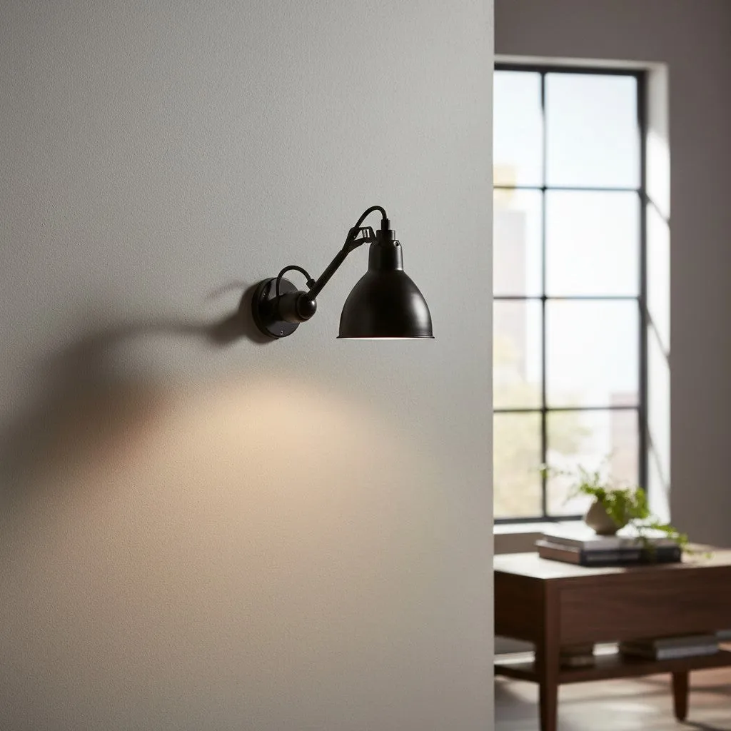 Articula Foldable Swing Arm Wall Light – Functional Wall Lamp with Rotatable Shade for Home N19 3