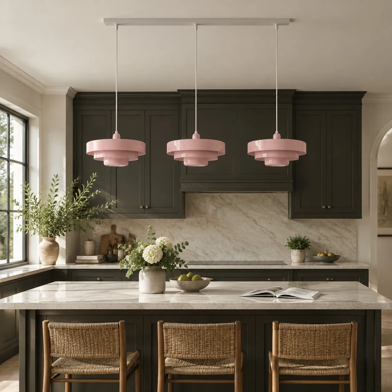Malero triple-layer macaron pendant 47