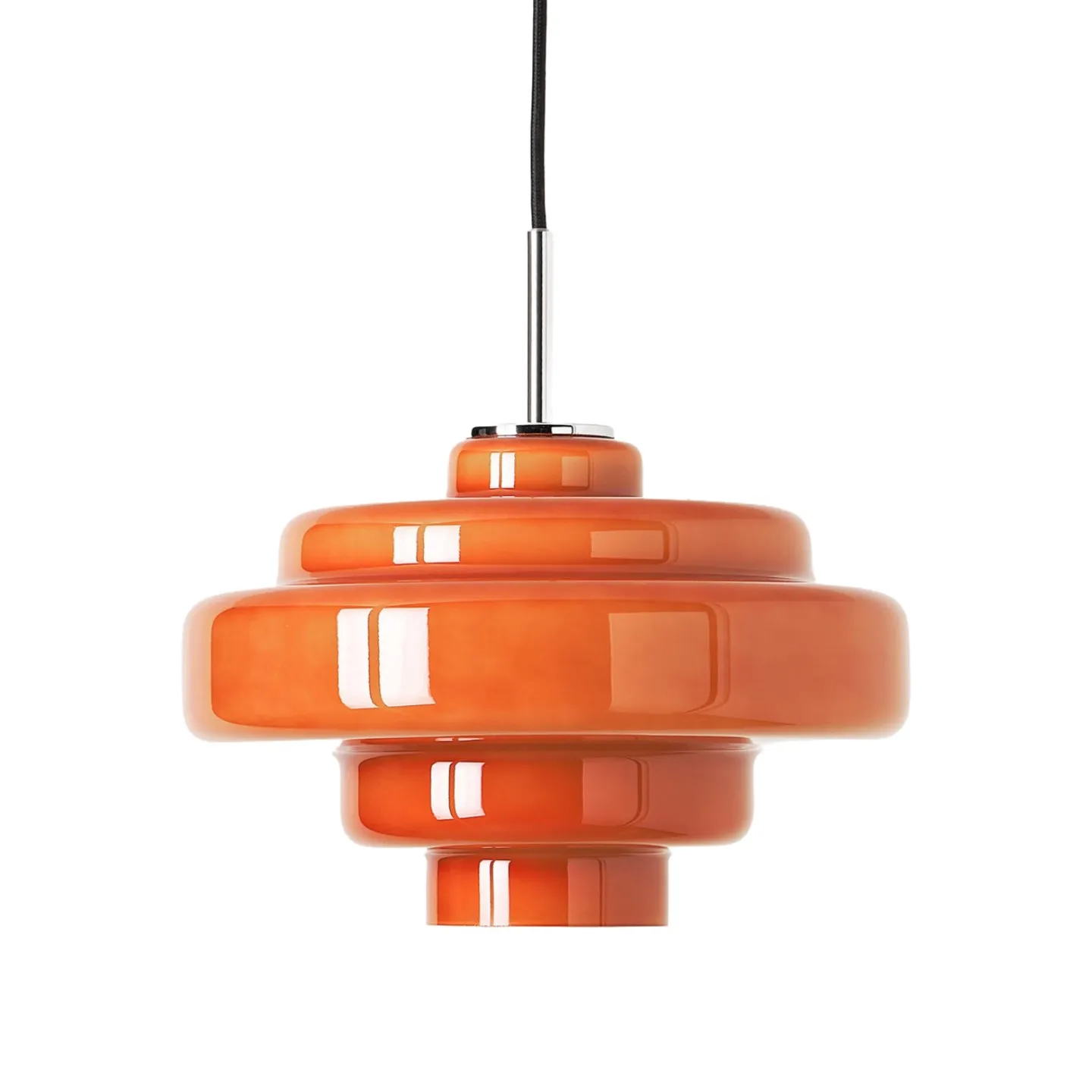 Koloro Colored Glass Shade Pendant Lamp – Adjustable Suspension Modern Interior Lighting Fixture 45