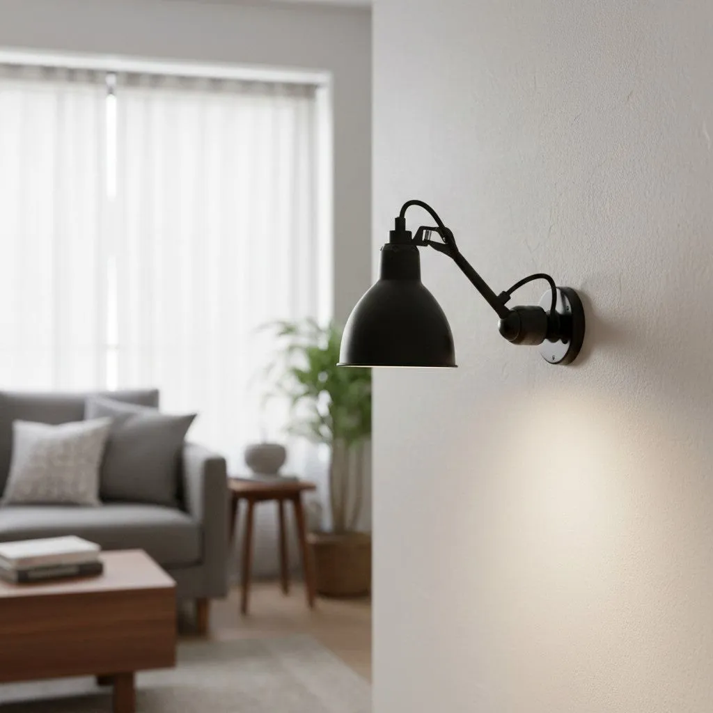 Articula Foldable Swing Arm Wall Light – Functional Wall Lamp with Rotatable Shade for Home N19 2
