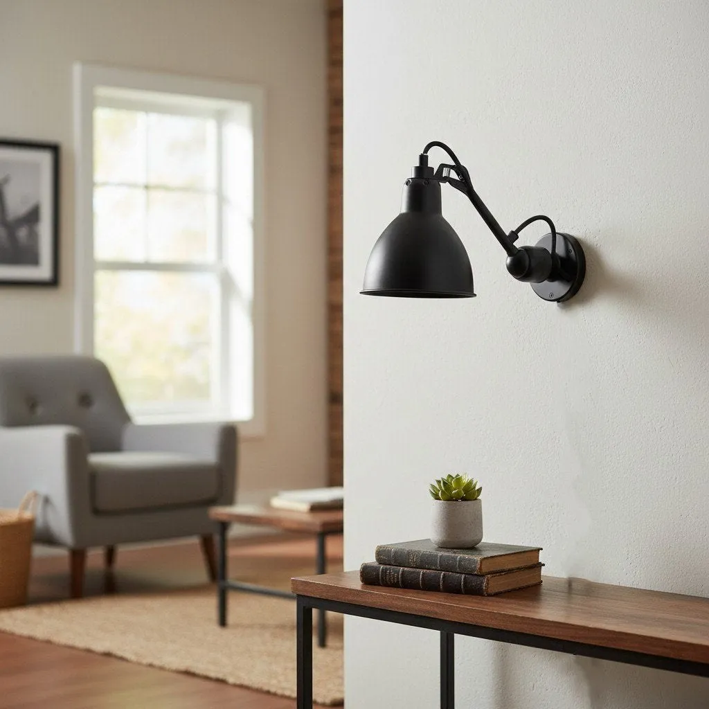 Articula Foldable Swing Arm Wall Light – Functional Wall Lamp with Rotatable Shade for Home N19 4