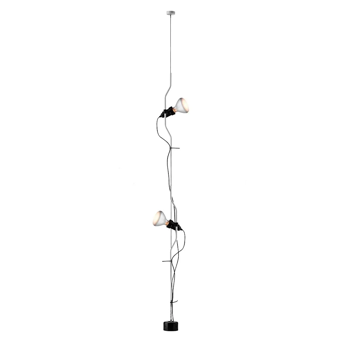 Multicolored Floor Lamp With Line