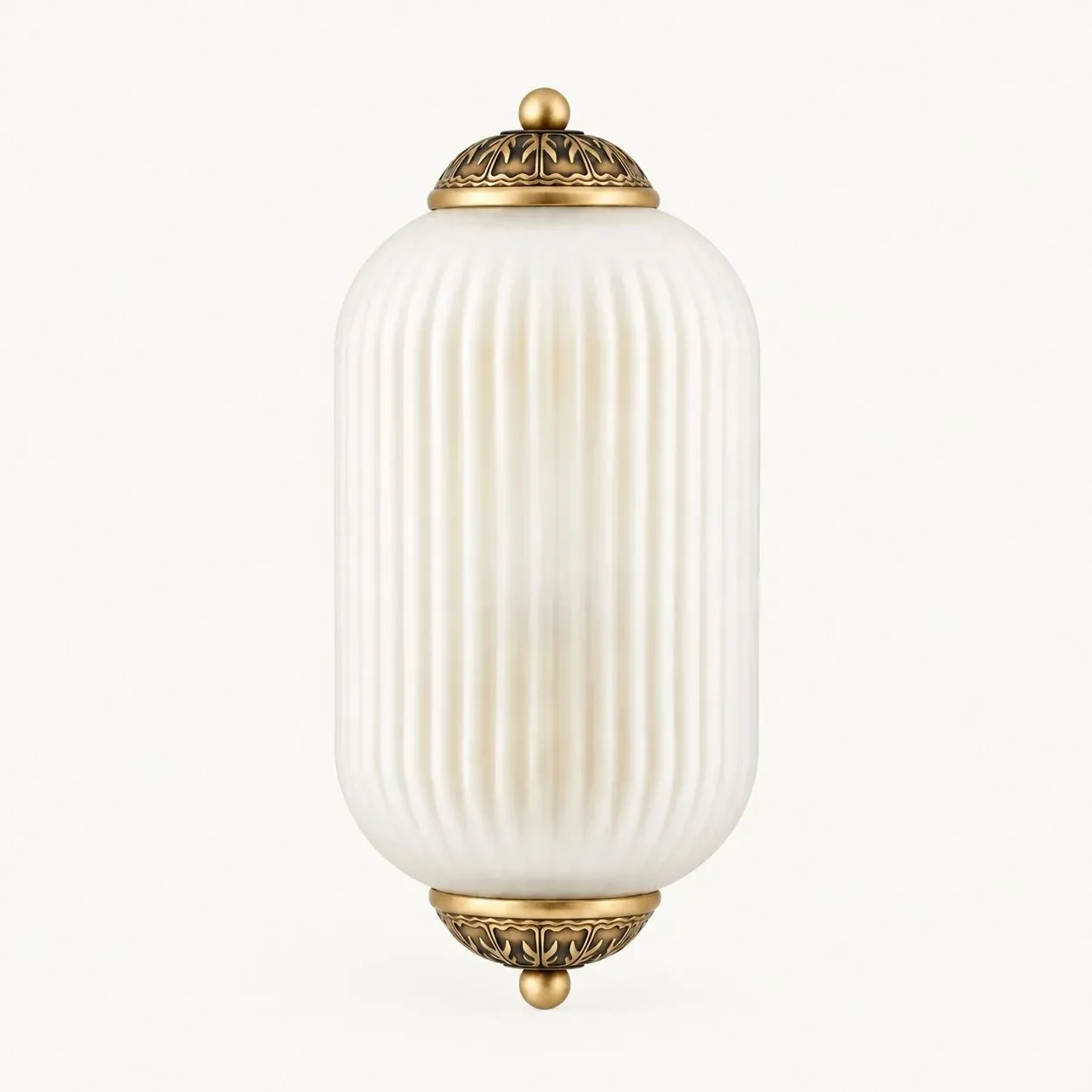 The Eloise Scallop Milk Glass Sconce Wall Light