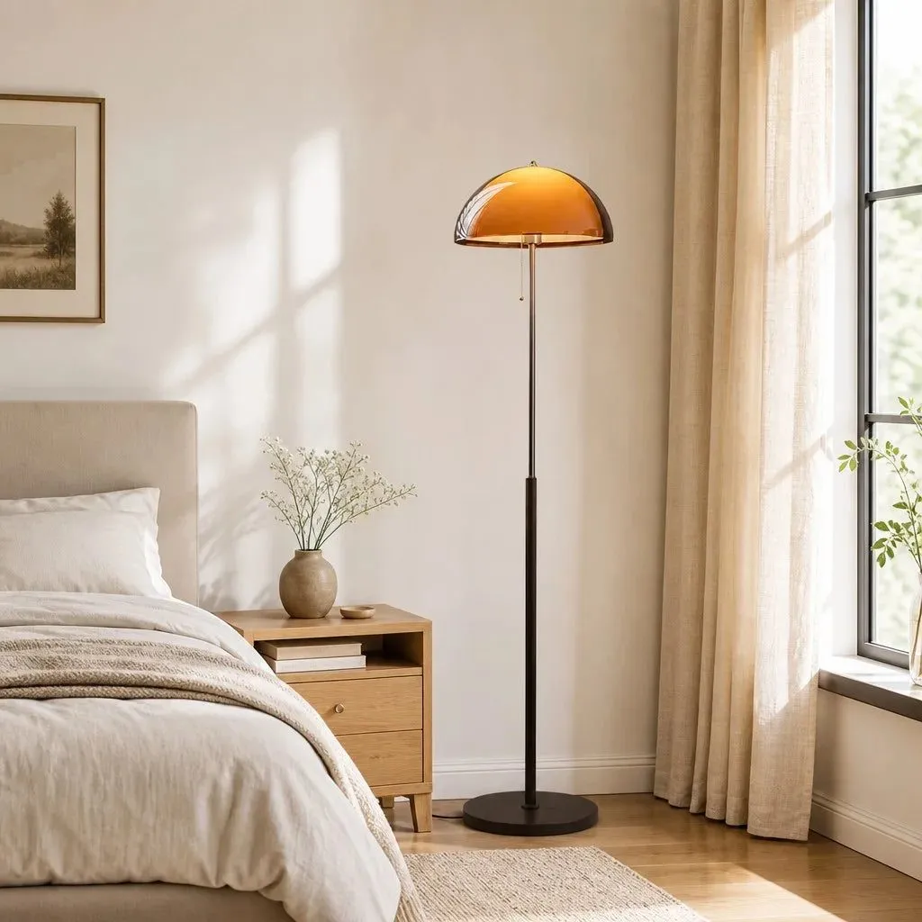 Odessa Modern Acrylic Dome Floor Light