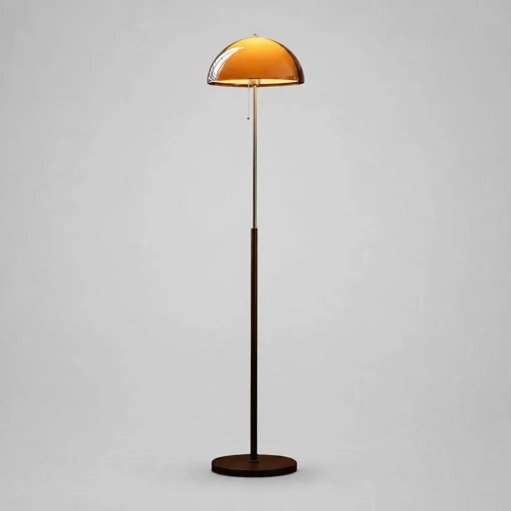 Odessa Modern Acrylic Dome Floor Light