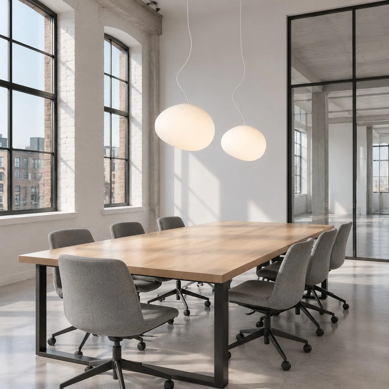 Stonea Milk Glass Pendant Light for Modern Interior Spaces