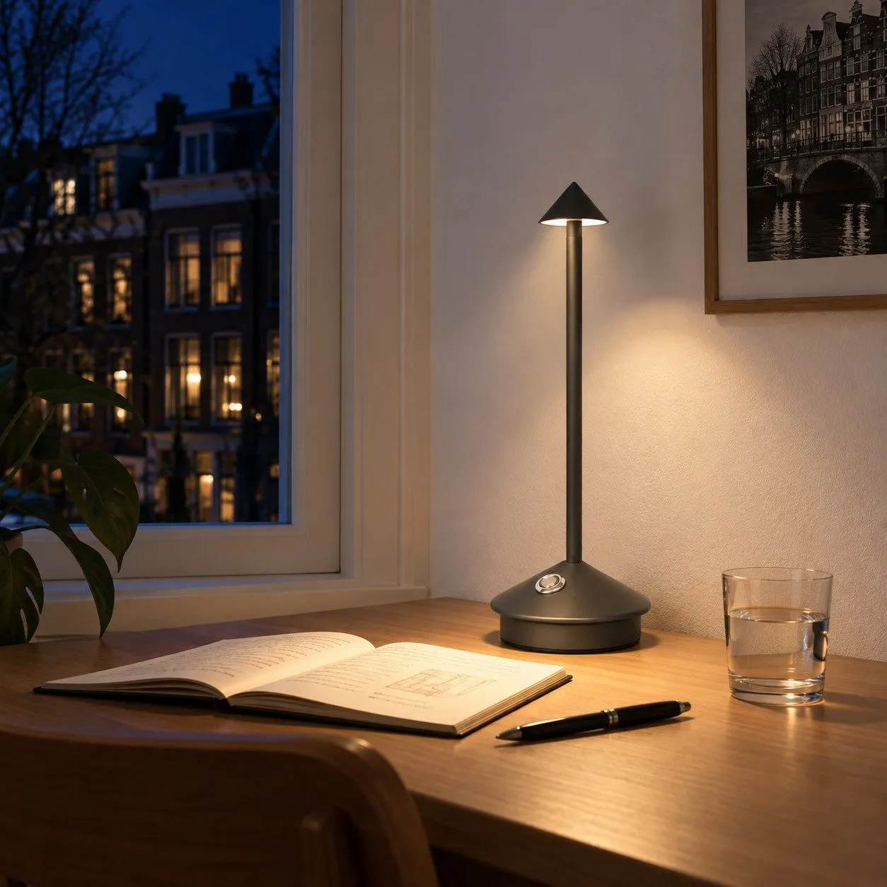 Modern Design LED Touch Rechargeable Table Lamp