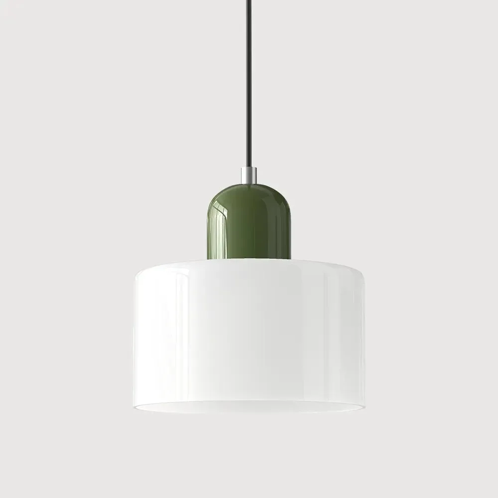 Morandi Modern White Glass Kitchen Island Pendant Light