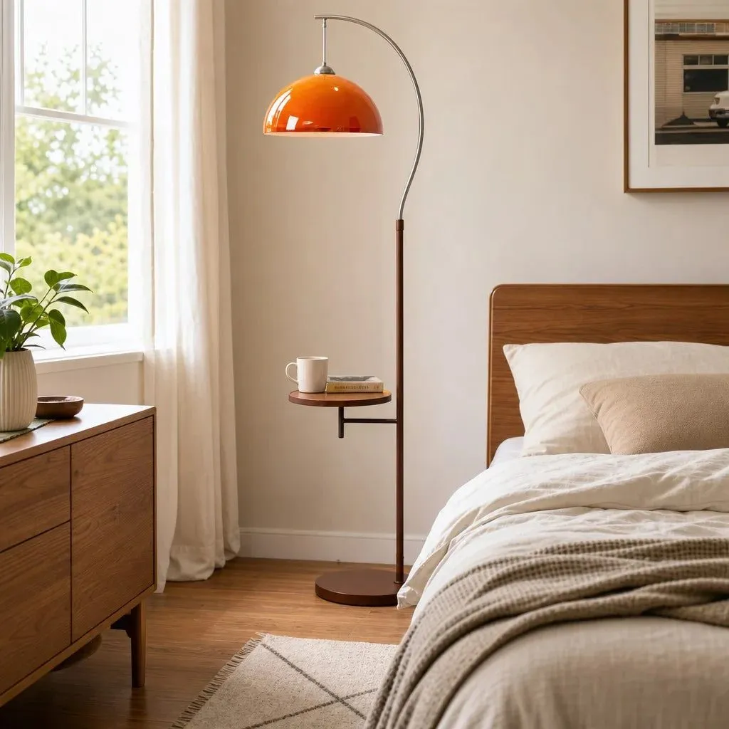 Odessa Modern Acrylic Dome Floor Light