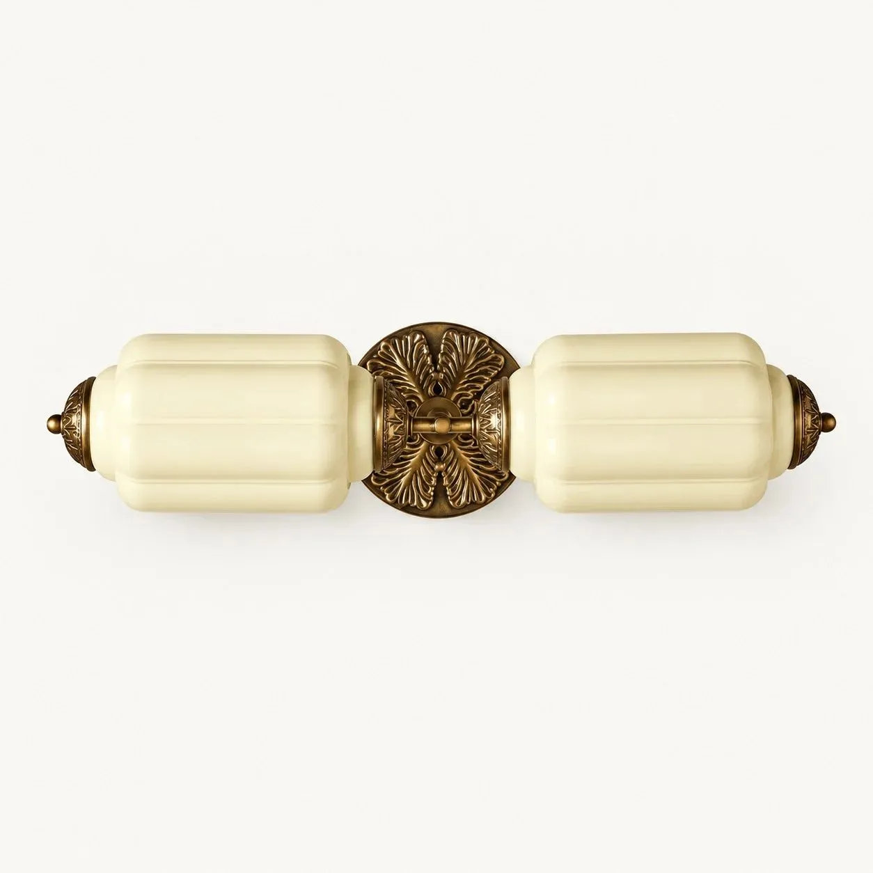 The Eloise Scallop Milk Glass Sconce Wall Light