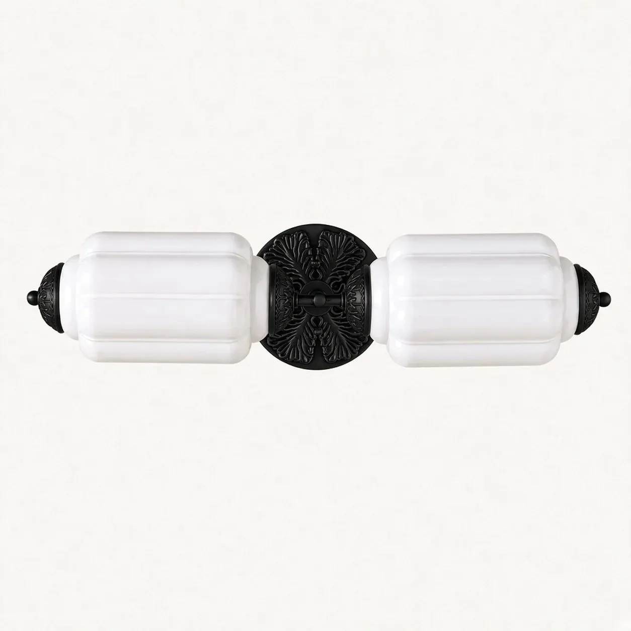 The Eloise Scallop Milk Glass Sconce Wall Light