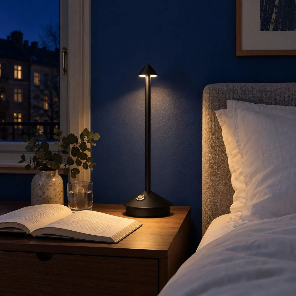 Modern Design LED Touch Rechargeable Table Lamp