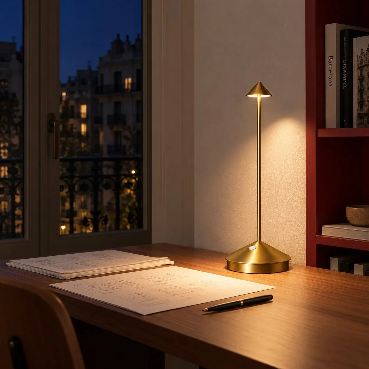 Modern Design LED Touch Rechargeable Table Lamp