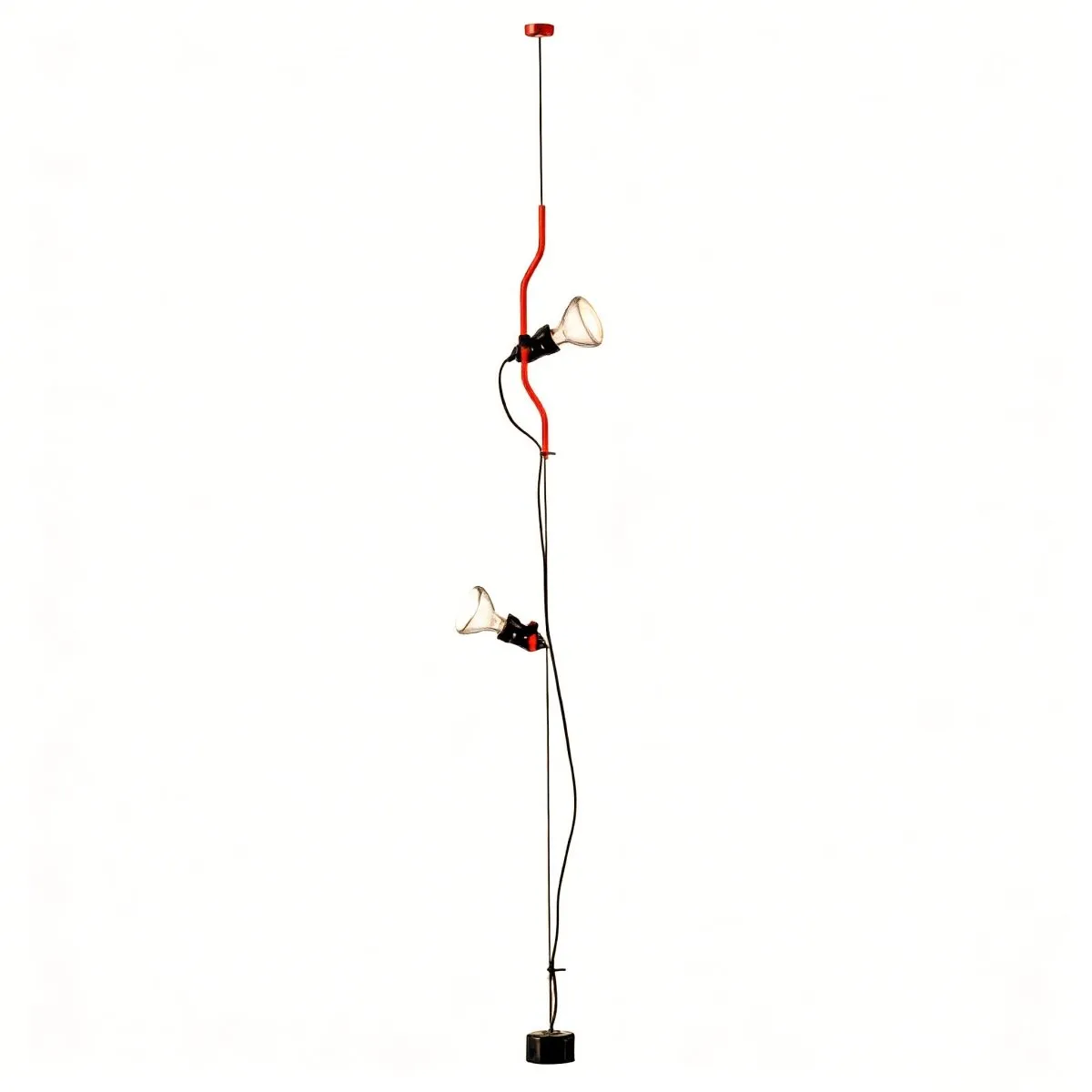 Multicolored Floor Lamp With Line