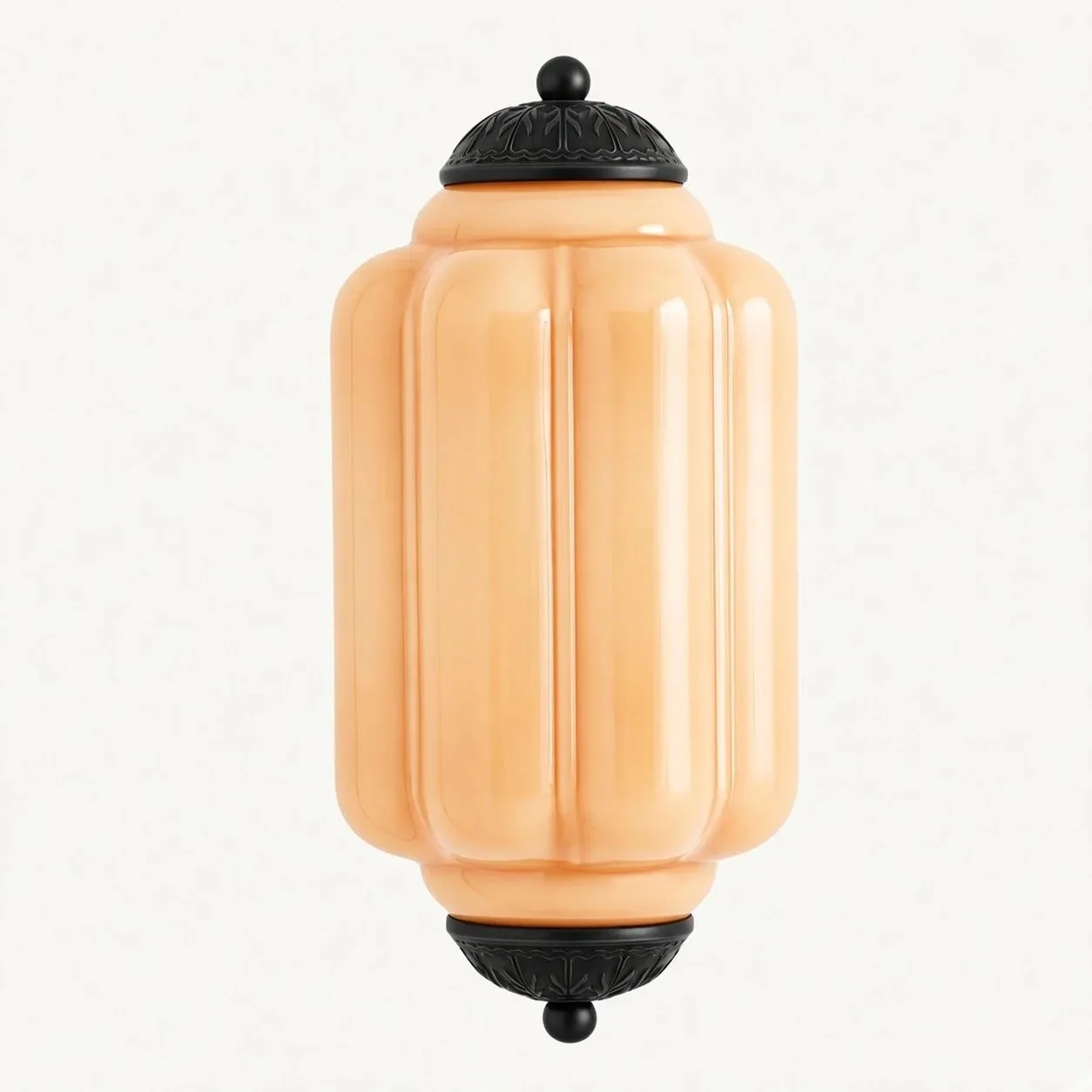 The Eloise Scallop Milk Glass Sconce Wall Light