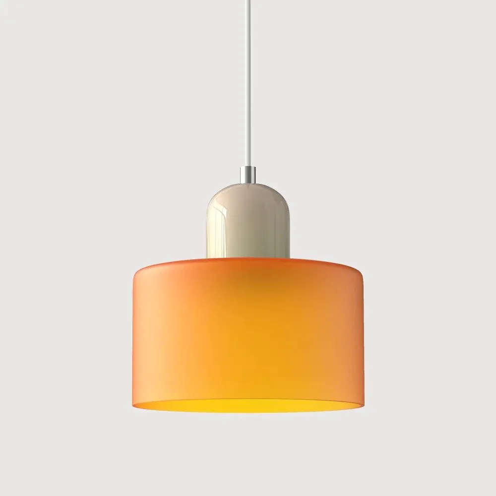 Morandi Modern White Glass Kitchen Island Pendant Light