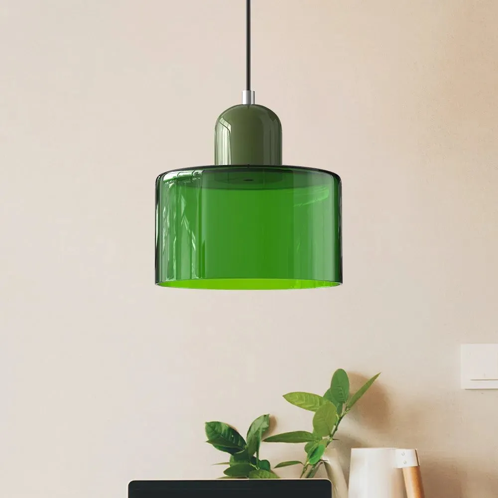 Morandi Modern White Glass Kitchen Island Pendant Light