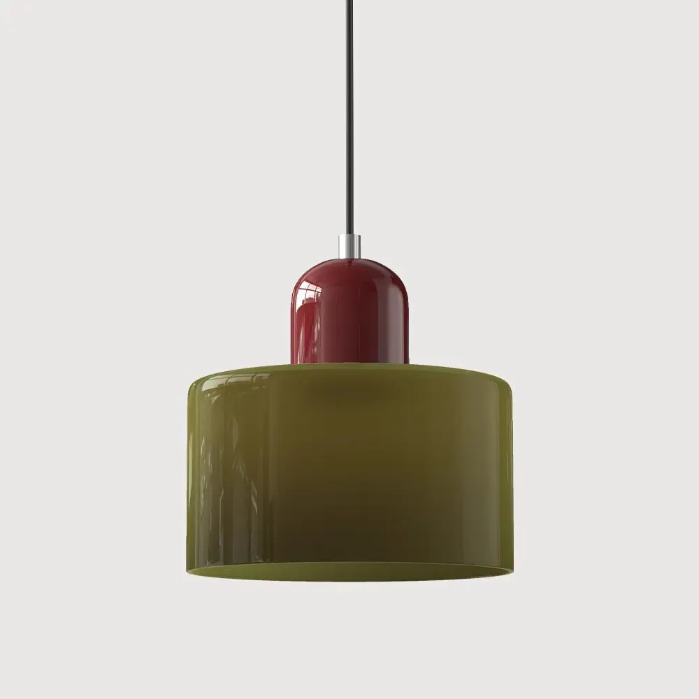 Morandi Modern White Glass Kitchen Island Pendant Light