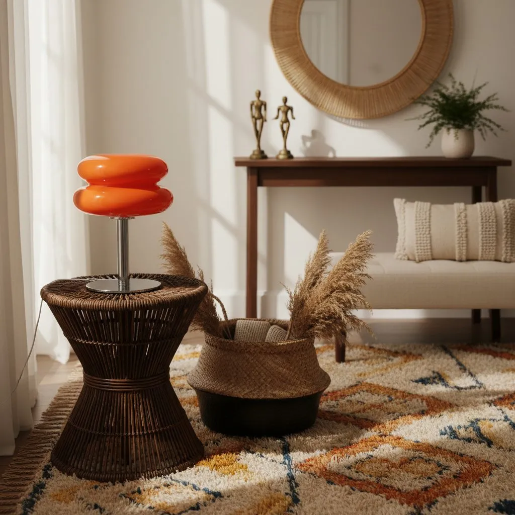 Marta Modern Bauhaus Glass Table Lamp
