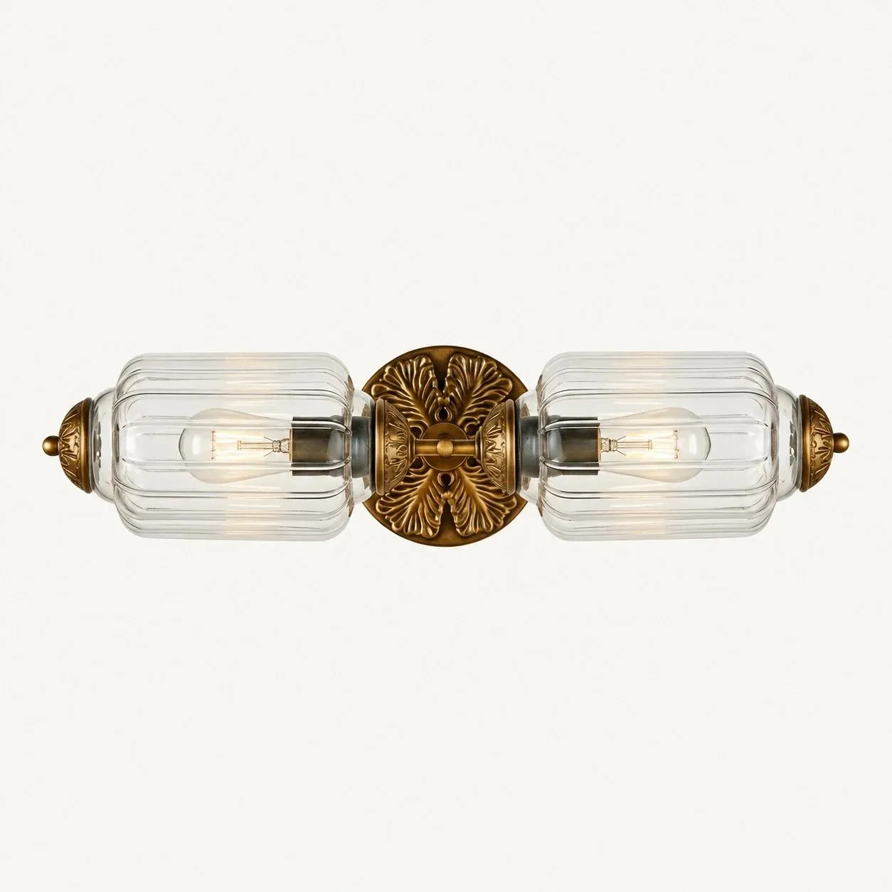 The Eloise Scallop Milk Glass Sconce Wall Light