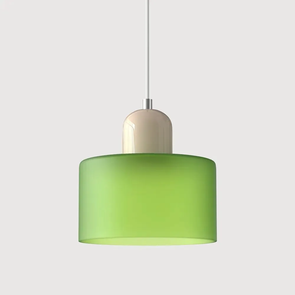 Morandi Modern White Glass Kitchen Island Pendant Light