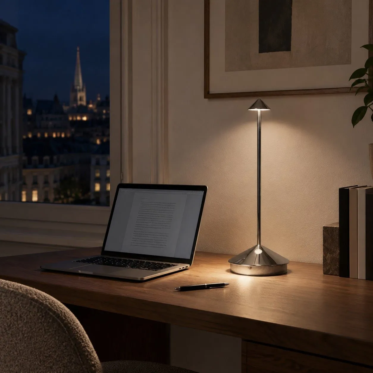 Modern Design LED Touch Rechargeable Table Lamp