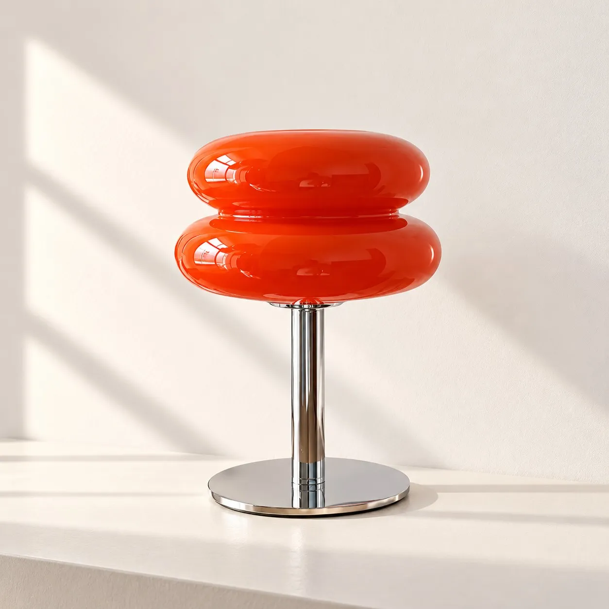 Marta Modern Bauhaus Glass Table Lamp