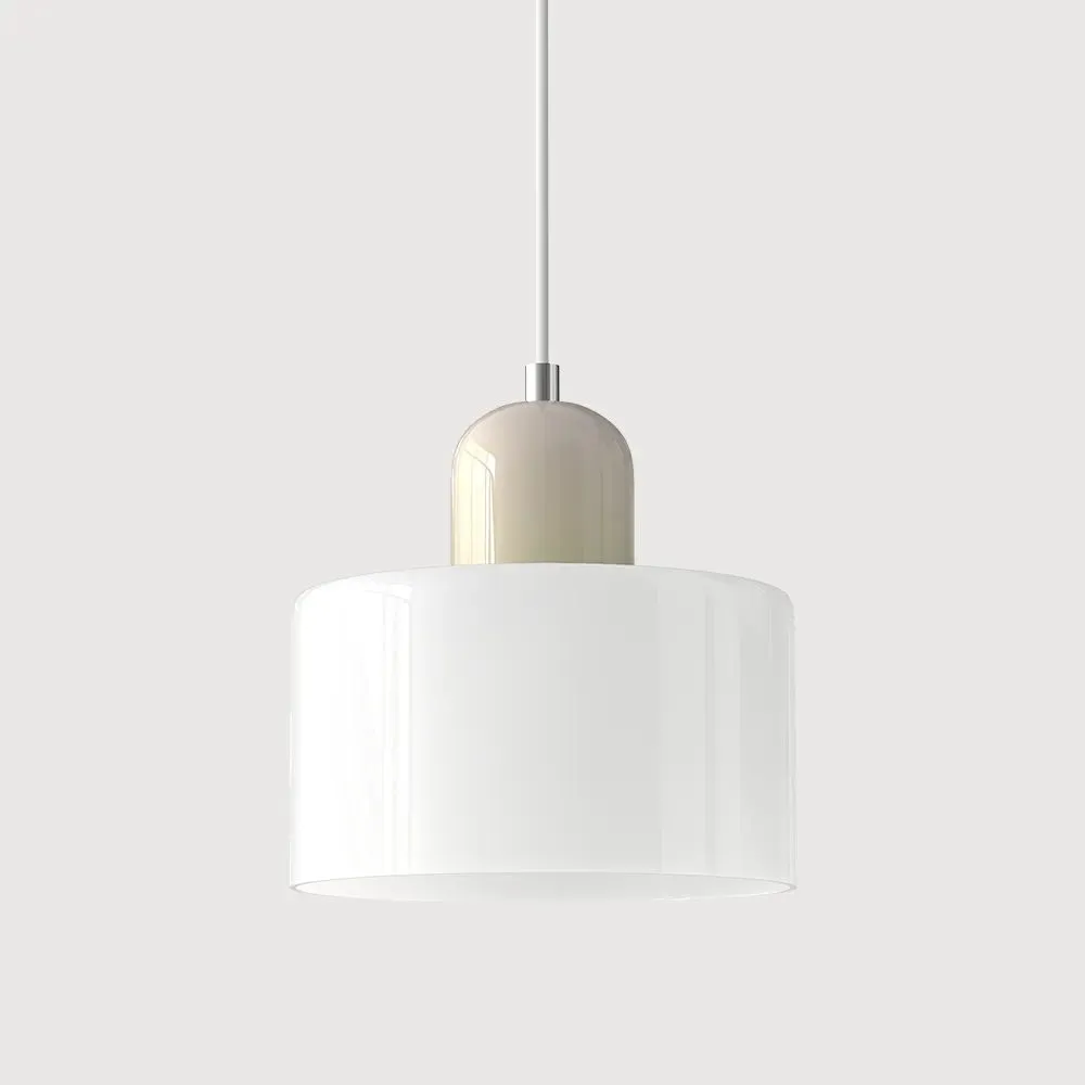Morandi Modern White Glass Kitchen Island Pendant Light