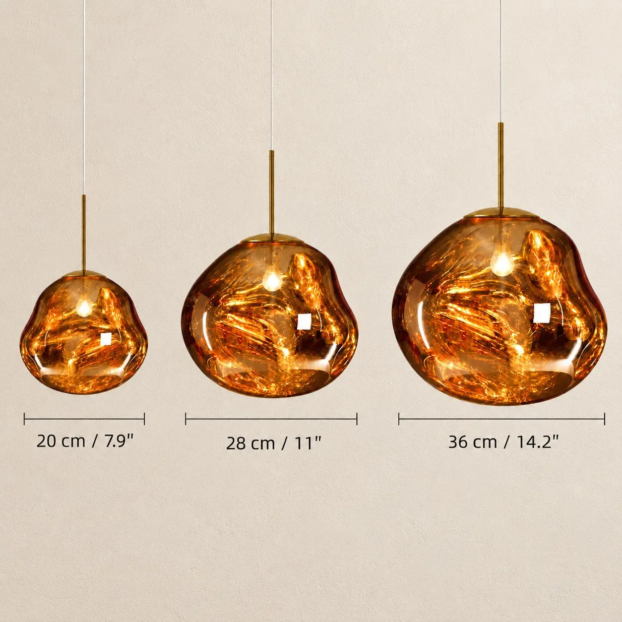 Molten Form Pendant Light
