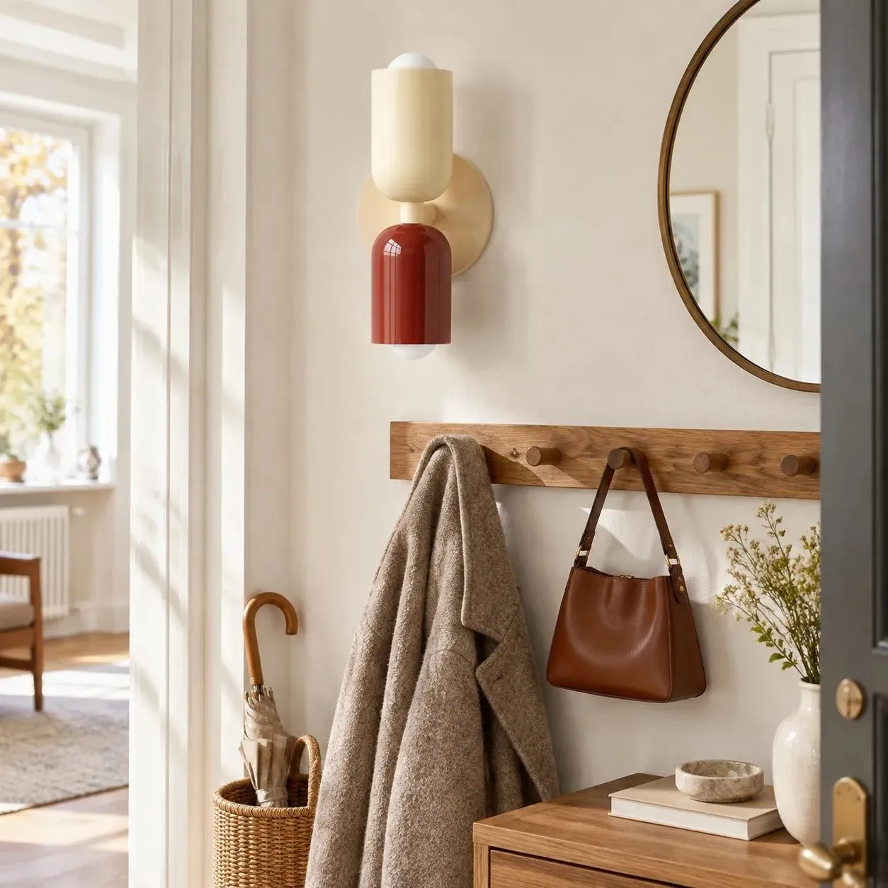 Symra Minimalist Nordic Wall Sconce - Dual‑Direction Modern Wall Light for Indoor Spaces N47